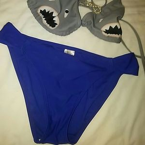 Hula honey blue bikini bottoms